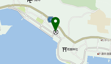 児島警察署下津井駐在所の地図画像