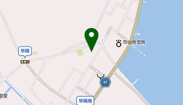 玉島警察署寄島駐在所の地図画像