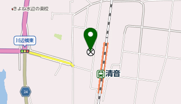 総社警察署清音駐在所の地図画像