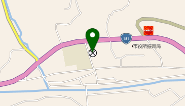 真庭警察署美甘駐在所の地図画像