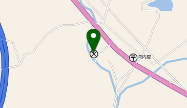 真庭警察署河内駐在所の地図画像