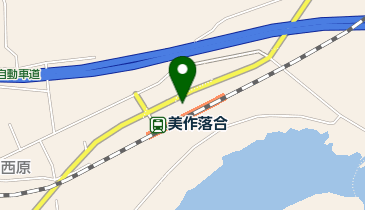 真庭警察署落合駅前駐在所の地図画像