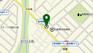 手稲警察署稲積交番の地図画像