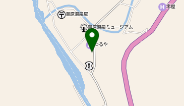 真庭警察署湯原駐在所の地図画像