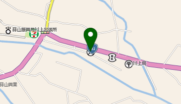 真庭警察署川上駐在所の地図画像