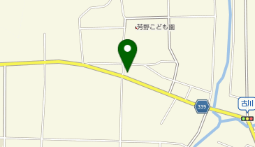 津山警察署芳野駐在所の地図画像