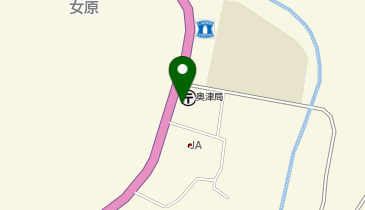 津山警察署奥津南駐在所の地図画像