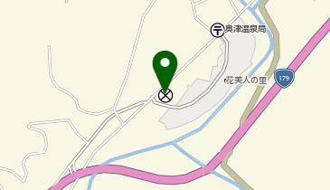 津山警察署奥津駐在所の地図画像