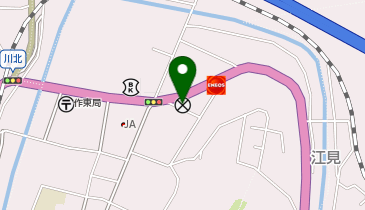 美作警察署江見駐在所の地図画像