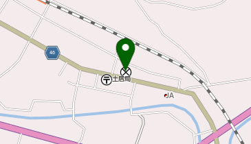 美作警察署土居駐在所の地図画像