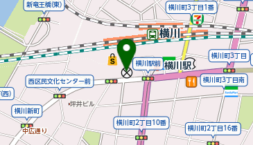 広島西警察署横川交番の地図画像