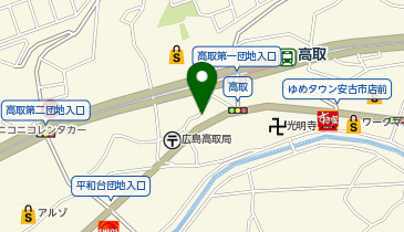 安佐南警察署安交番の地図画像