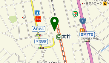 大竹警察署大竹駅前交番の地図画像