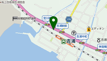 呉警察署吉浦交番の地図画像