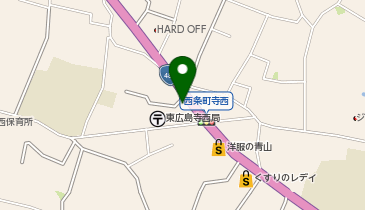 東広島警察署寺西交番の地図画像