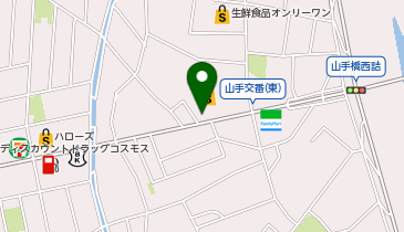 福山西警察署山手交番の地図画像