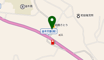 福山北警察署油木交番の地図画像