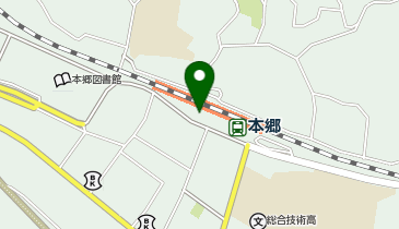 三原警察署本郷交番の地図画像