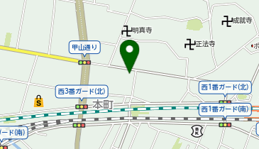 三原警察署本町交番の地図画像