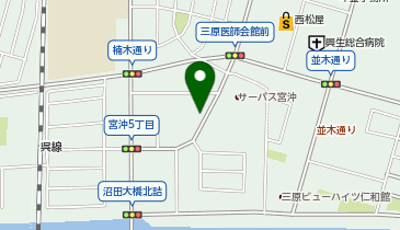 三原警察署宮沖交番の地図画像