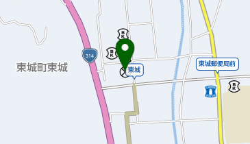 庄原警察署東城交番の地図画像