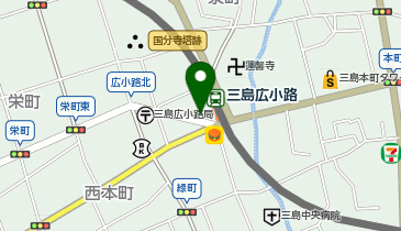 ミスタードーナツ 三島広小路ショップの地図画像