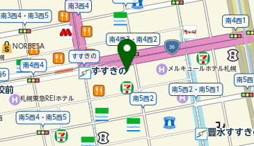 ミスタードーナツ すすきのショップの地図画像