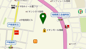 ミスタードーナツ イオンスタイル岡崎ショップの地図画像