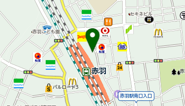 ミスタードーナツ 赤羽ショップの地図画像