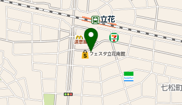 ミスタードーナツ フェスタ立花駅前ショップの地図画像