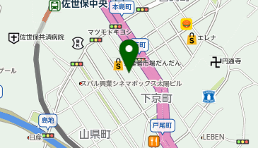 ミスタードーナツ 佐世保京町ショップの地図画像