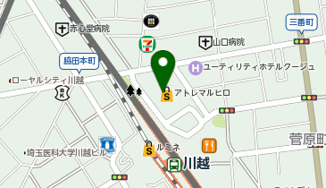 ミスタードーナツ 川越アトレマルヒロショップの地図画像