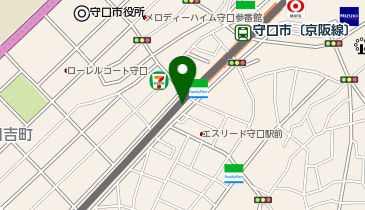 ミスタードーナツ 守口市駅ショップの地図画像