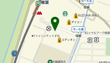 ミスタードーナツ くずはモールショップの地図画像