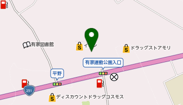 ミスタードーナツ 有家ショップの地図画像