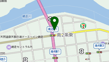 ミスタードーナツ 網走ショップの地図画像