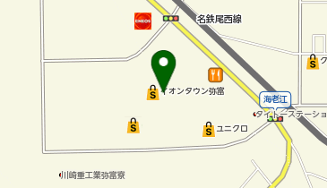 ミスタードーナツ イオンタウン弥富ショップの地図画像