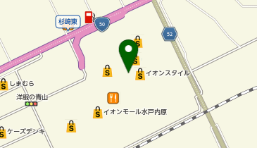 ミスタードーナツ イオンモール水戸内原ショップの地図画像