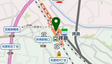 ミスタードーナツ Dila拝島ショップの地図画像