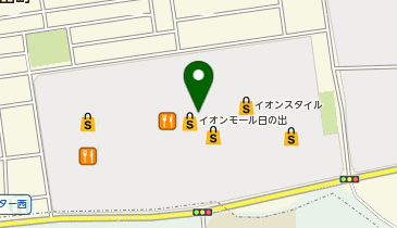 ミスタードーナツ イオンモール日の出ショップの地図画像