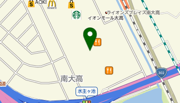 ミスタードーナツ イオンモール大高ショップの地図画像