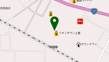 ミスタードーナツ イオンタウン上里ショップの地図画像