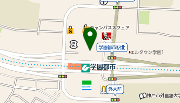 ミスタードーナツ 神戸学園都市ショップの地図画像