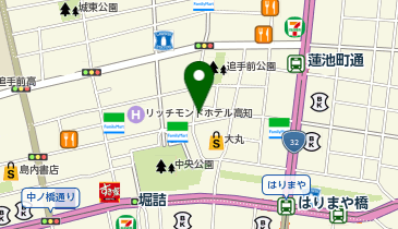 ミスタードーナツ 高知帯屋町ショップの地図画像