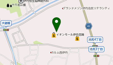 ミスタードーナツ イオンモール伊丹昆陽ショップの地図画像