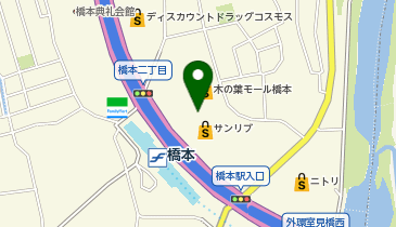 ミスタードーナツ 木の葉モール橋本ショップの地図画像