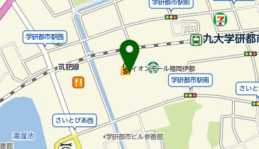 ミスタードーナツ イオンモール福岡伊都ショップの地図画像