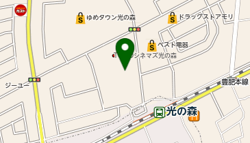 ミスタードーナツ ゆめタウン光の森ショップの地図画像