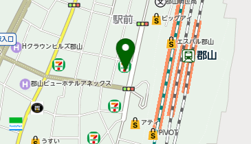 ミスタードーナツ 郡山駅前ショップの地図画像