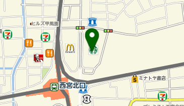 ミスタードーナツ アクタ西宮ショップの地図画像